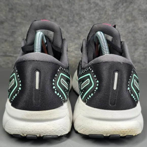 Brooks Ghost 14 Womens Running Shoes Size 11 Black/Pink N6656*