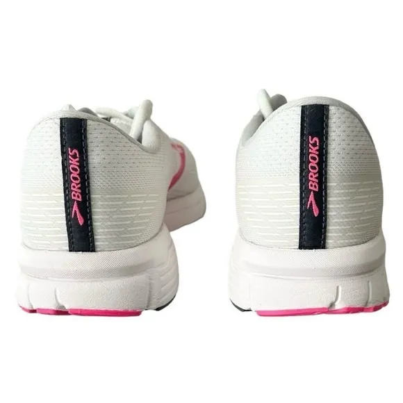 Brooks Signal 3 Women’s Running Shoes White Pink Size 9.5 B New 1203491B122