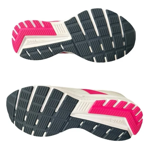 Brooks Signal 3 Women’s Running Shoes White Pink Size 9.5 B New 1203491B122
