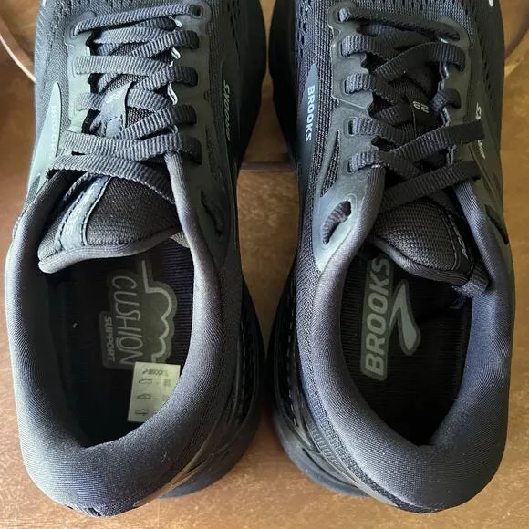Brooks Women's Adrenaline GTS 23 Black Road Running Shoes Sneakers 8.5 D