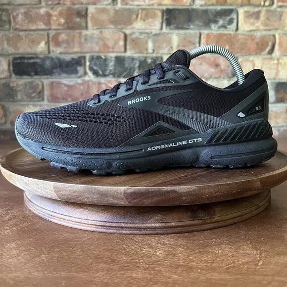 Brooks Women's Adrenaline GTS 23 Black Road Running Shoes Sneakers 8.5 D