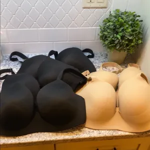Cacique Simply Wire Free full coverage bra bundle of 5 size 36 DDD