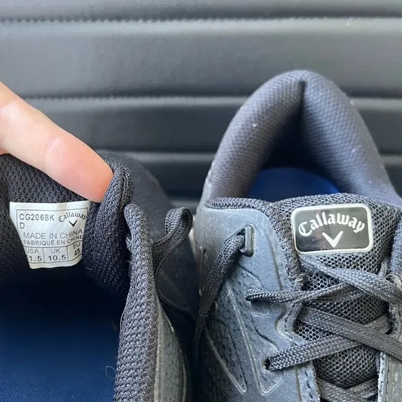 Callaway Mens Oceanside V2 Golf Shoes Black Size 11.5