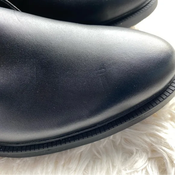 Calvin Klein Cam Smooth Calf Leather Chukka 10.5 Black