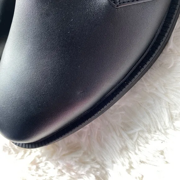 Calvin Klein Cam Smooth Calf Leather Chukka 10.5 Black