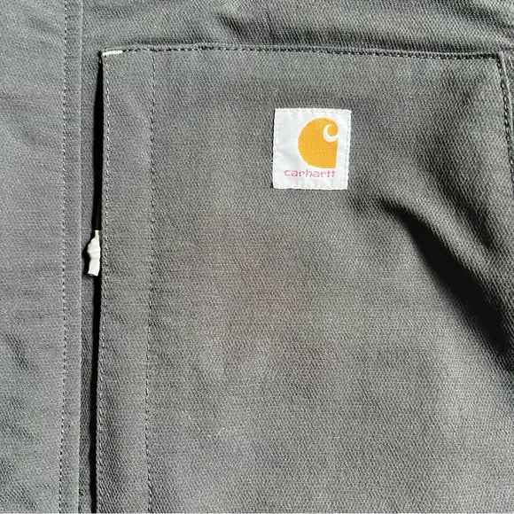 CARHARTT BLACK SUPER DUX RELAXED FIT INSULATED RAIN DEFENDER WINTER COAT SIZE S
