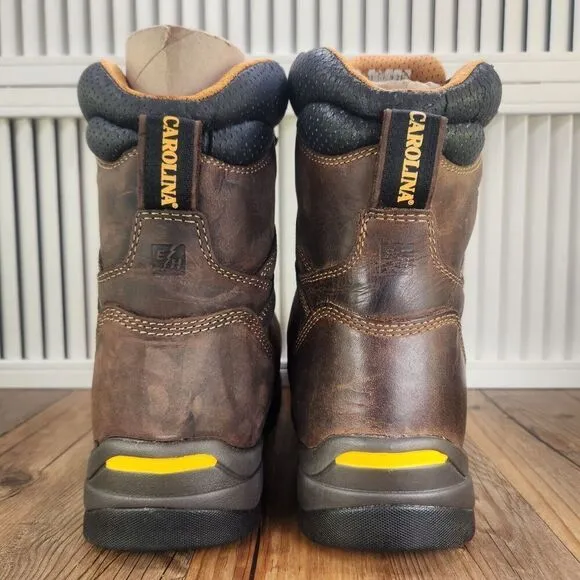Carolina CA8521 8&quot; Waterproof 600g Insulated Broad Comp Toe Work Boots Mens 9 EE