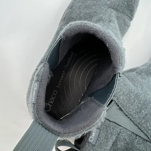 CHACO Revel Chelsea Boots Felted‎ Fleece Boots Men 9 SAMPLE Comfort