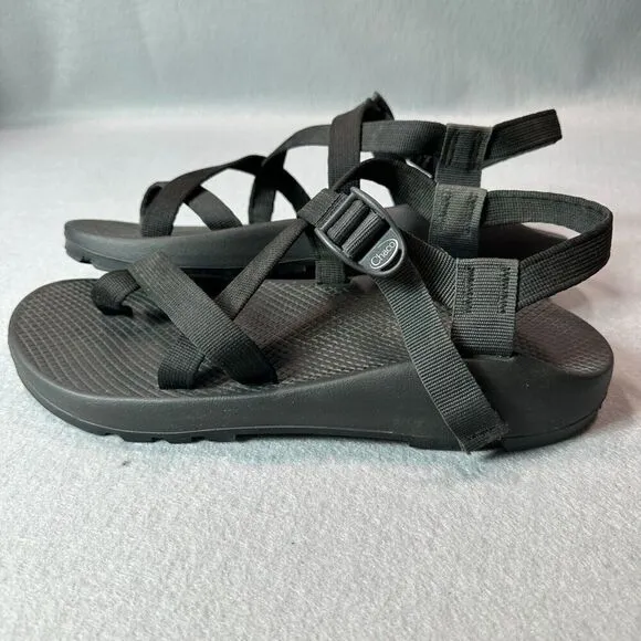 Chaco Sandals Mens 12 Z2 Classic Black Toe Loop Walking Hiking Ankle Strap