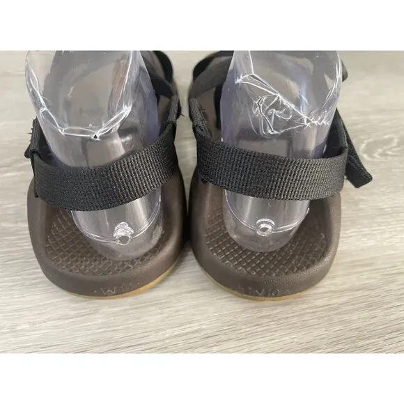 Chaco Womens Sandal 10 Black Polyester Classic Slingback Strappy