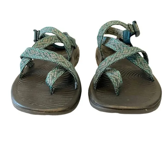 Chaco Women's Zvolv 2 Sandals Size 10 Dodee Pine Vegan Walking Hiking Be…