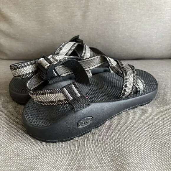 Chaco Z/1 Classic Mens Size 12 Gray Black Beach Walking Outdoor Sport Sandals