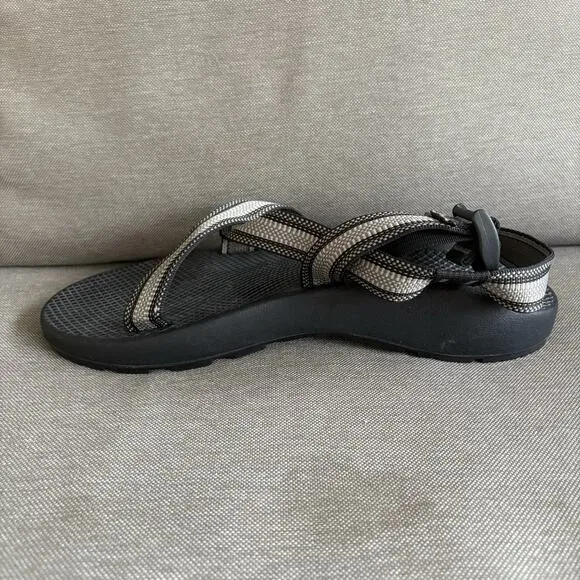 Chaco Z/1 Classic Mens Size 12 Gray Black Beach Walking Outdoor Sport Sandals