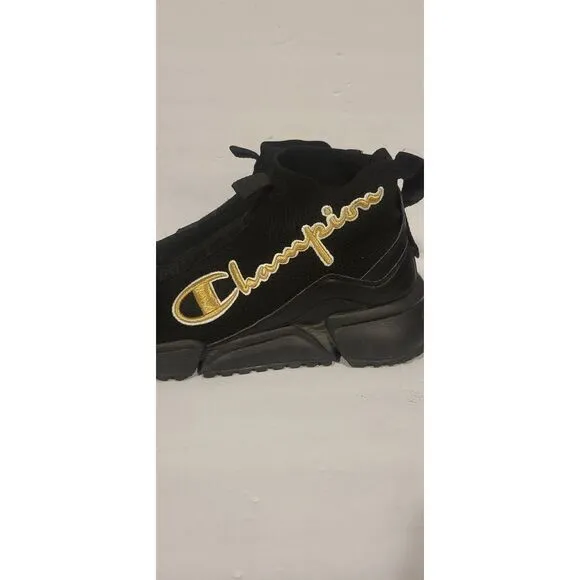 Champion RF Rally CPS10503m‎ Black/Gold Men's Sneaker Boots Shoes