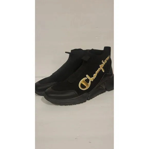 Champion RF Rally CPS10503m‎ Black/Gold Men's Sneaker Boots Shoes