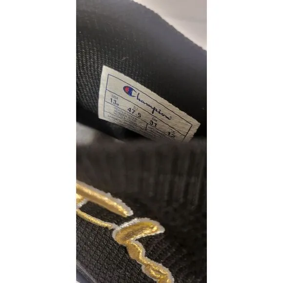 Champion RF Rally CPS10503m‎ Black/Gold Men's Sneaker Boots Shoes