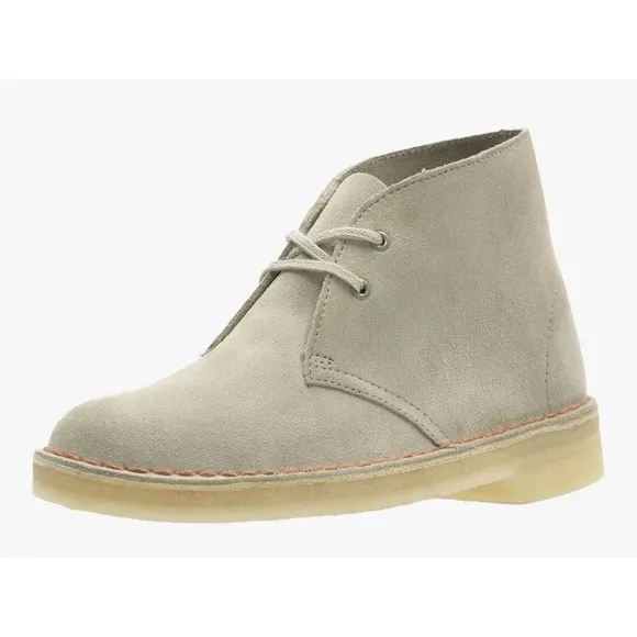Clarks Desert Boot Sand Suede Daim Sable Lace Up Chukkas Boots Size 7.5