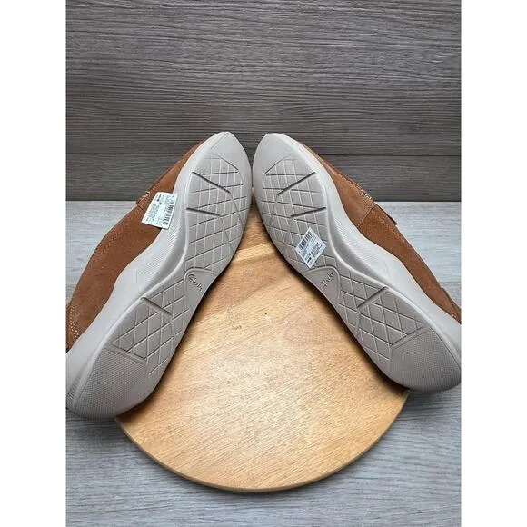 Clarks Gorwin Step Cola Suede Leather Men Shoes Size 11