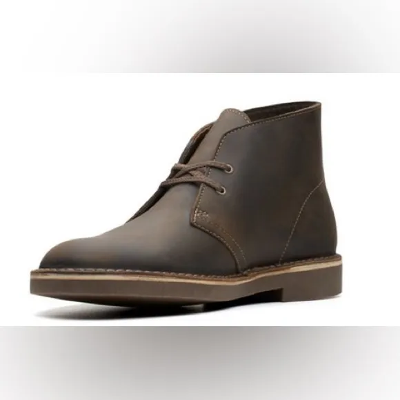 CLARKS MEN'S BUSHACRE 2BEESWAX LEATHER men size 9