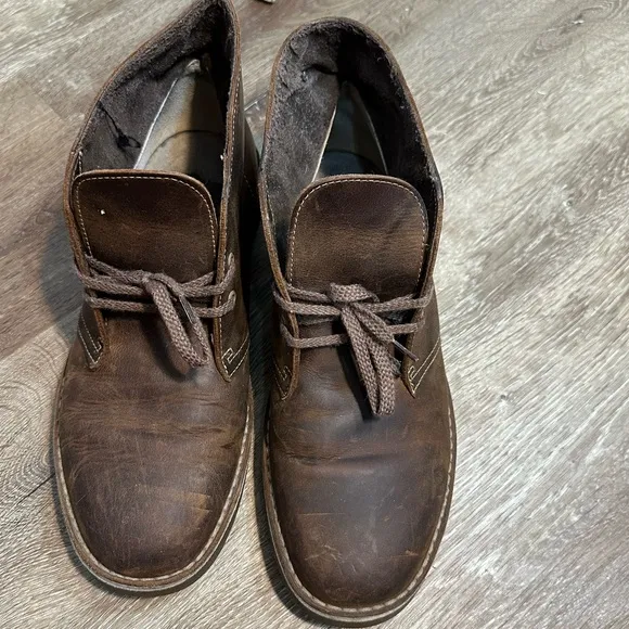 CLARKS MEN'S BUSHACRE 2BEESWAX LEATHER men size 9