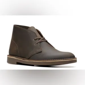 CLARKS MEN'S BUSHACRE 2BEESWAX LEATHER men size 9