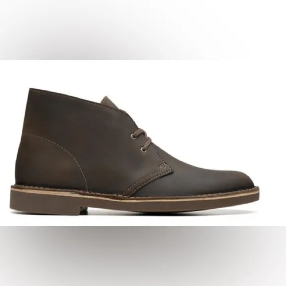 CLARKS MEN'S BUSHACRE 2BEESWAX LEATHER men size 9