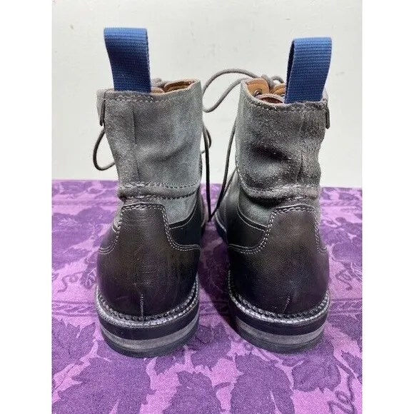 Clarks Mens Size 11M Bushwick Peak Grey Leather Suede Lace up Boots