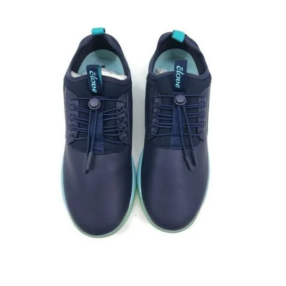 Clove Shoes Healthcare Nursing Sneakers Women Sz 10.5 Men 9 EU 42.5 Aqua Blue