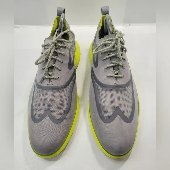 COLE HAAN 3.ZEROGRAND FUSE OXFORD WINGTIP MEN'S SHOES SIZE 12M IRONSTONE TEXTILE