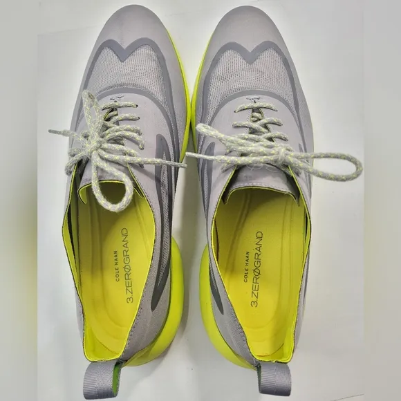 COLE HAAN 3.ZEROGRAND FUSE OXFORD WINGTIP MEN'S SHOES SIZE 12M IRONSTONE TEXTILE