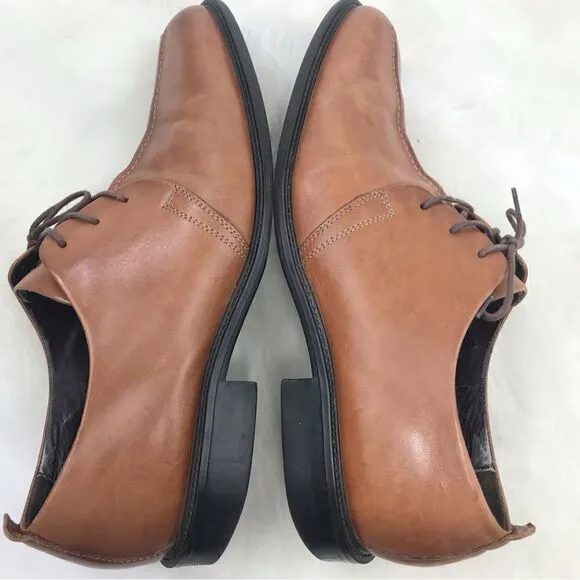 Cole Haan Brown Leather Oxford Lace Up Dress Shoes