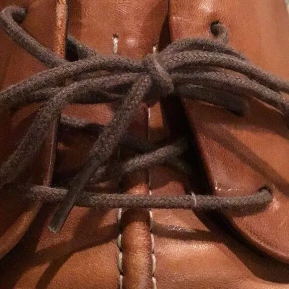 Cole Haan Brown Leather Oxford Lace Up Dress Shoes