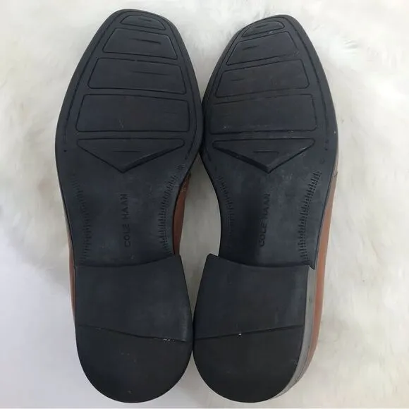 Cole Haan Brown Leather Oxford Lace Up Dress Shoes