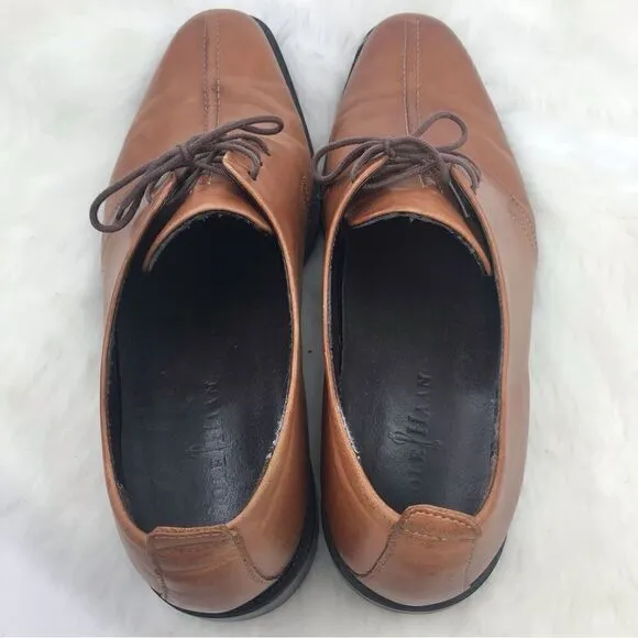 Cole Haan Brown Leather Oxford Lace Up Dress Shoes