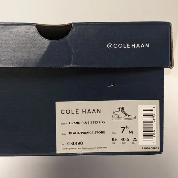 Cole Haan Grand Plus Essex Hiker Boots, Black, Men's 7.5 M