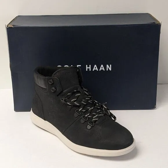 Cole Haan Grand Plus Essex Hiker Boots, Black, Men's 7.5 M