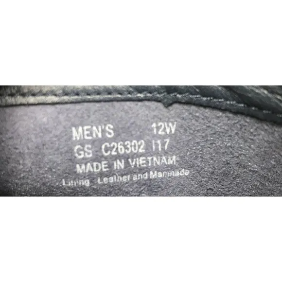 Cole Haan Grand Series Men Size 12W Chukka Leather Black Boots