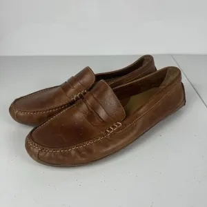 Cole Haan Mens Grant Canoe Penny Loafer‎ C12132 Brown Leather Size 13 M