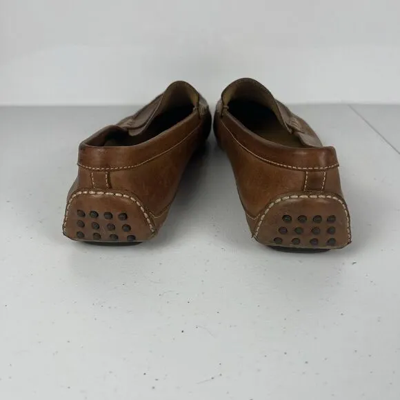 Cole Haan Mens Grant Canoe Penny Loafer‎ C12132 Brown Leather Size 13 M