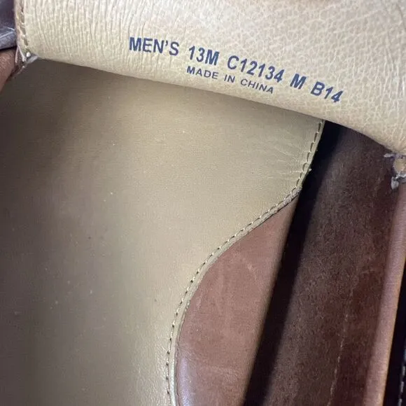 Cole Haan Mens Grant Canoe Penny Loafer‎ C12132 Brown Leather Size 13 M