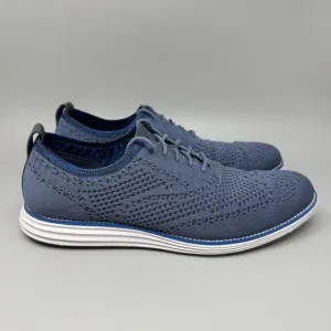 Cole Haan Original Grand Stitchlite Wingtip Oxfords Men's 10.5 M Blue Navy