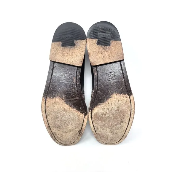 Cole Haan Pinch Tassel Leather Loafers - Black Brown - Men's Sz 9.5 Dress Shoes