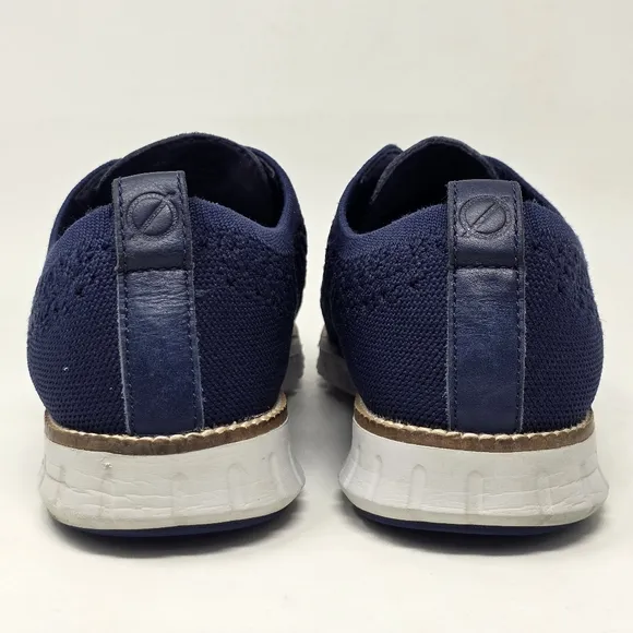 Cole Haan Zerogrand Stitchlite Men's 7.5 M Wingtip Oxford Marine Blue C32149