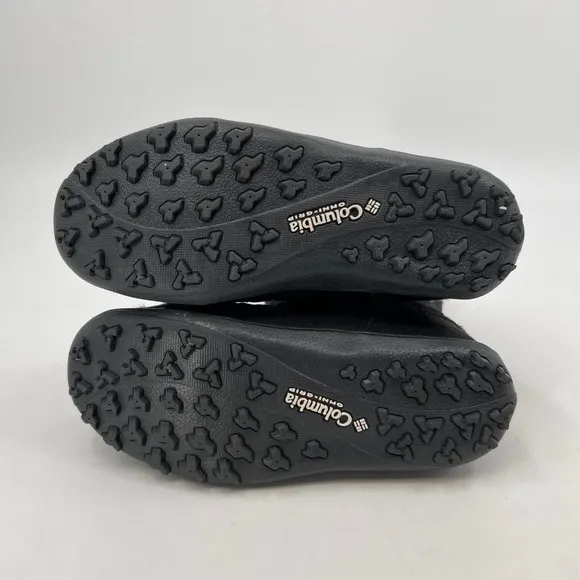 Columbia Black Insulated Zip-Closure Snow Boots | Round Toe