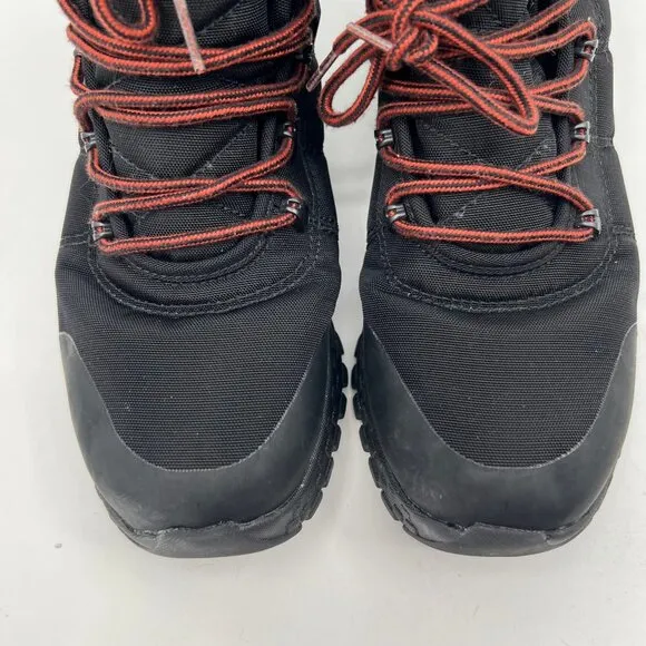 Columbia Black Round Toe Lace Up Boots | Men Size 8