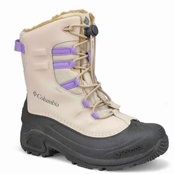 COLUMBIA Bugaboot Celsius good condition color cream whith purple