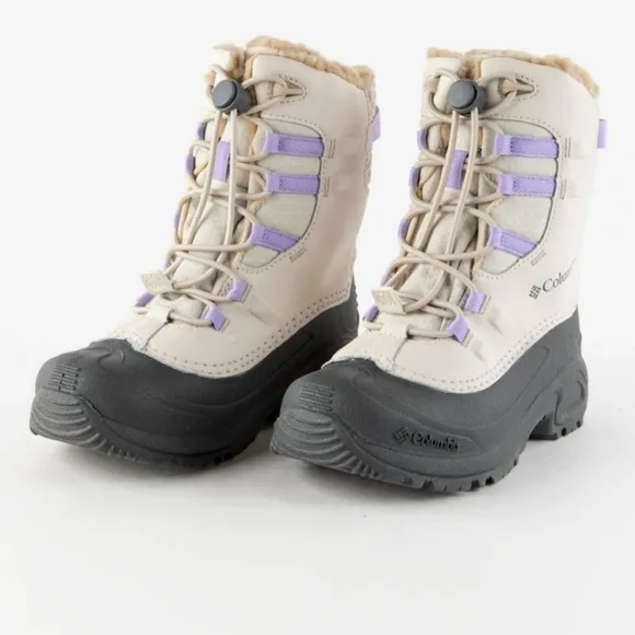 COLUMBIA Bugaboot Celsius good condition color cream whith purple