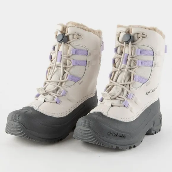 COLUMBIA Bugaboot Celsius good condition color cream whith purple