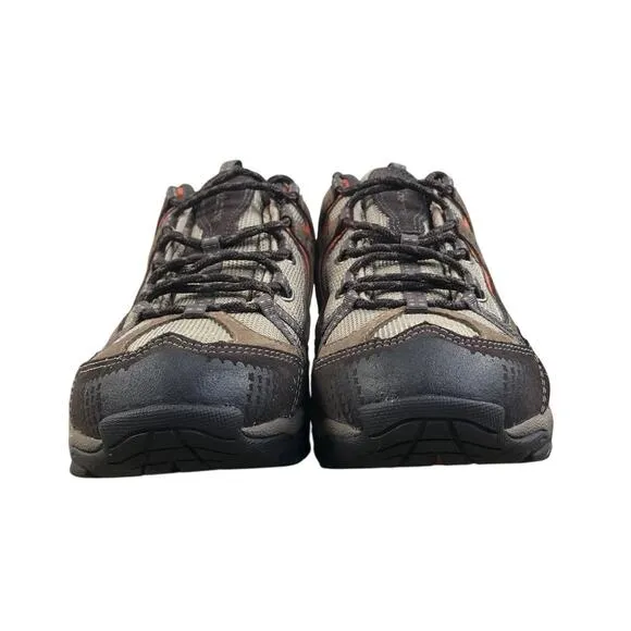 COLUMBIA Fireline Low Trail Hiking Shoes Mens 8.5 Brown Suede Outdoor Camping