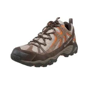 COLUMBIA Fireline Low Trail Hiking Shoes Mens 8.5 Brown Suede Outdoor Camping